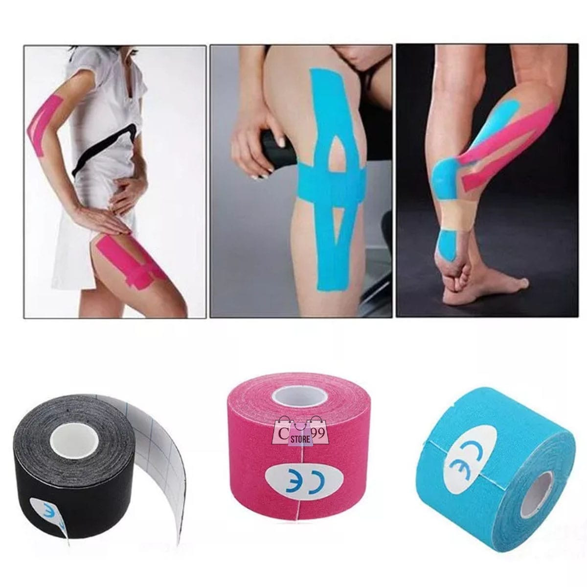 Miniatura 2 de Cinta Kinesiológica Vendaje Terapéutico